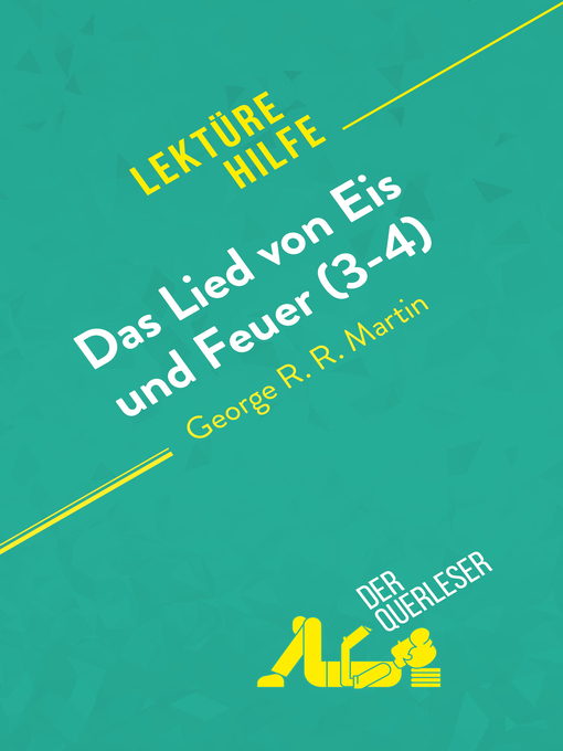 Cover image for Das Lied von Eis und Feuer (3-4) von George R. R. Martin (Lektürehilfe)